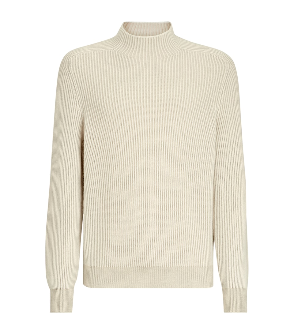 Brunello Cucinelli Mens Cashmere High-Neck Sweater