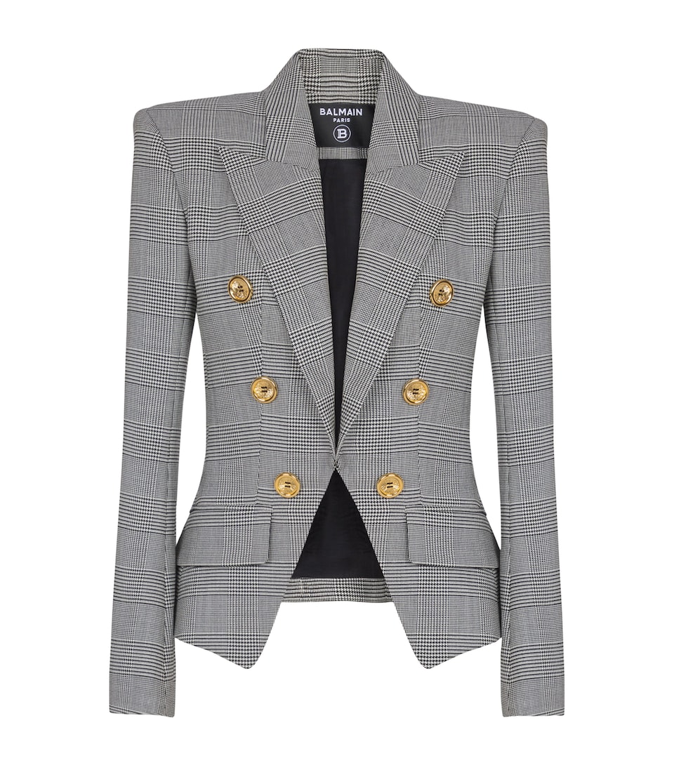 Wool-Blend Tailored Jacket