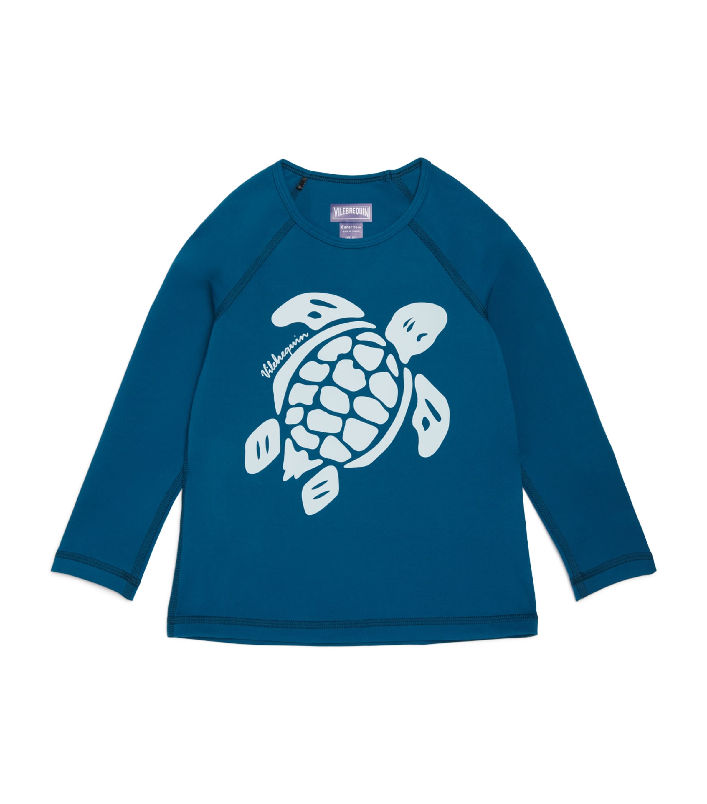 Vilebrequin Kids Glassy Rash Guard Top (2-14 Years) Paon