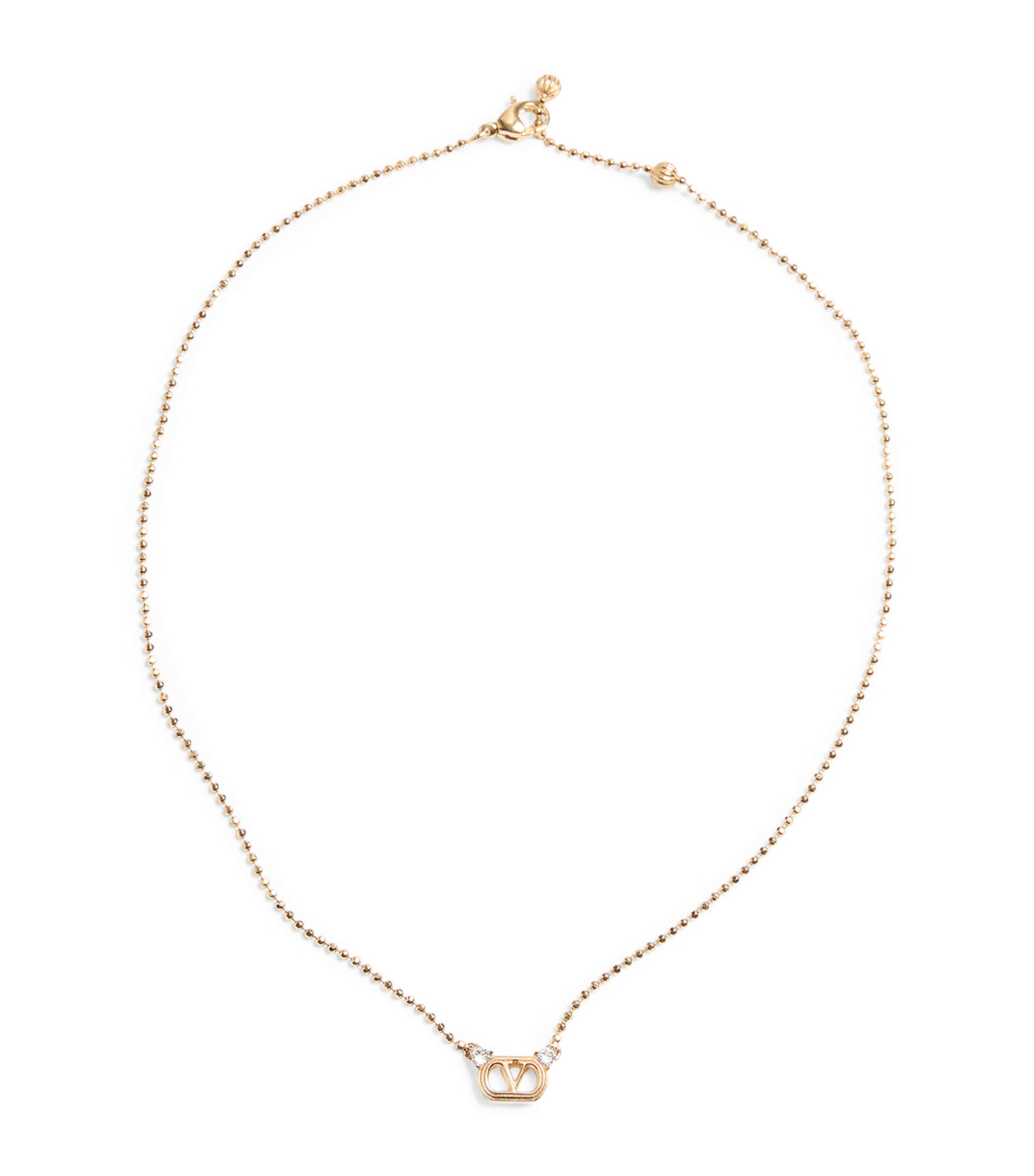 Swarovski Crystal-Embellished Ovalette Necklace