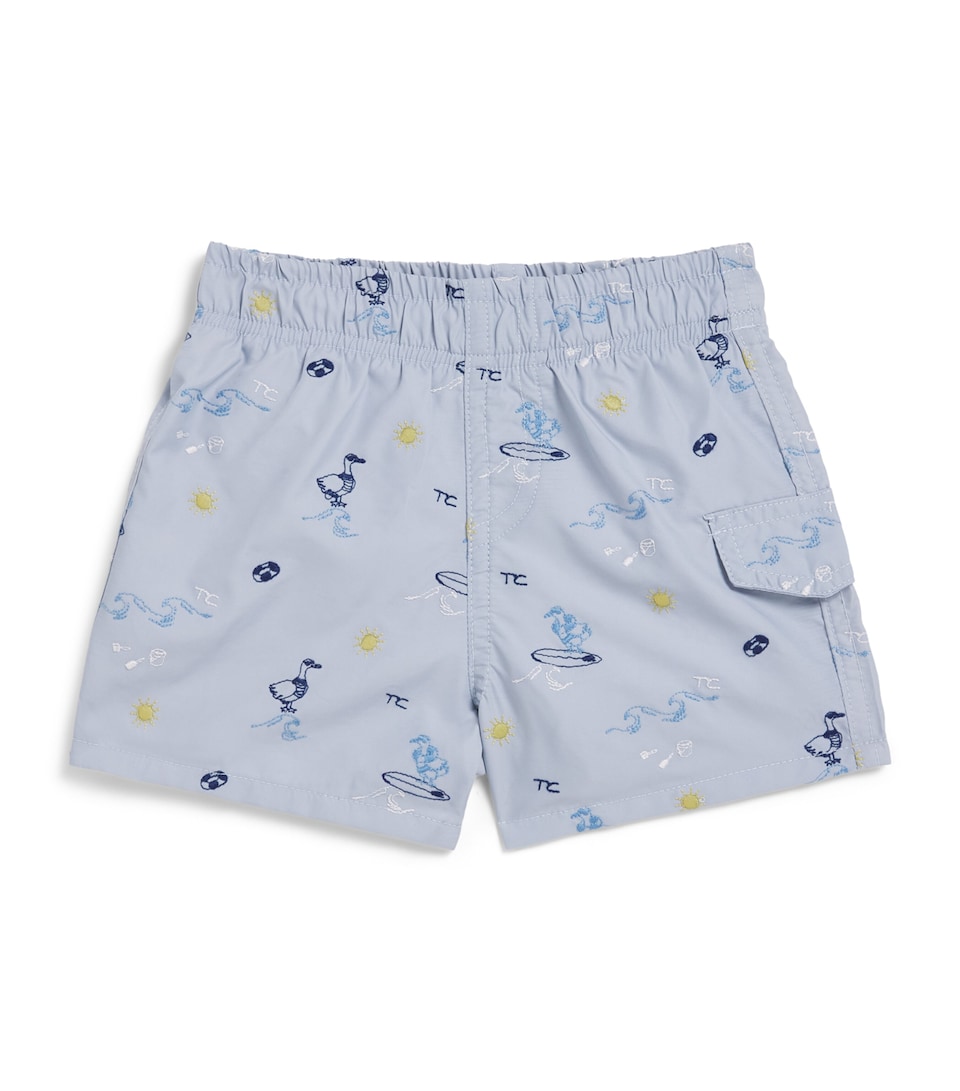 Printed Swim Shorts (3 Months - 4 Years)