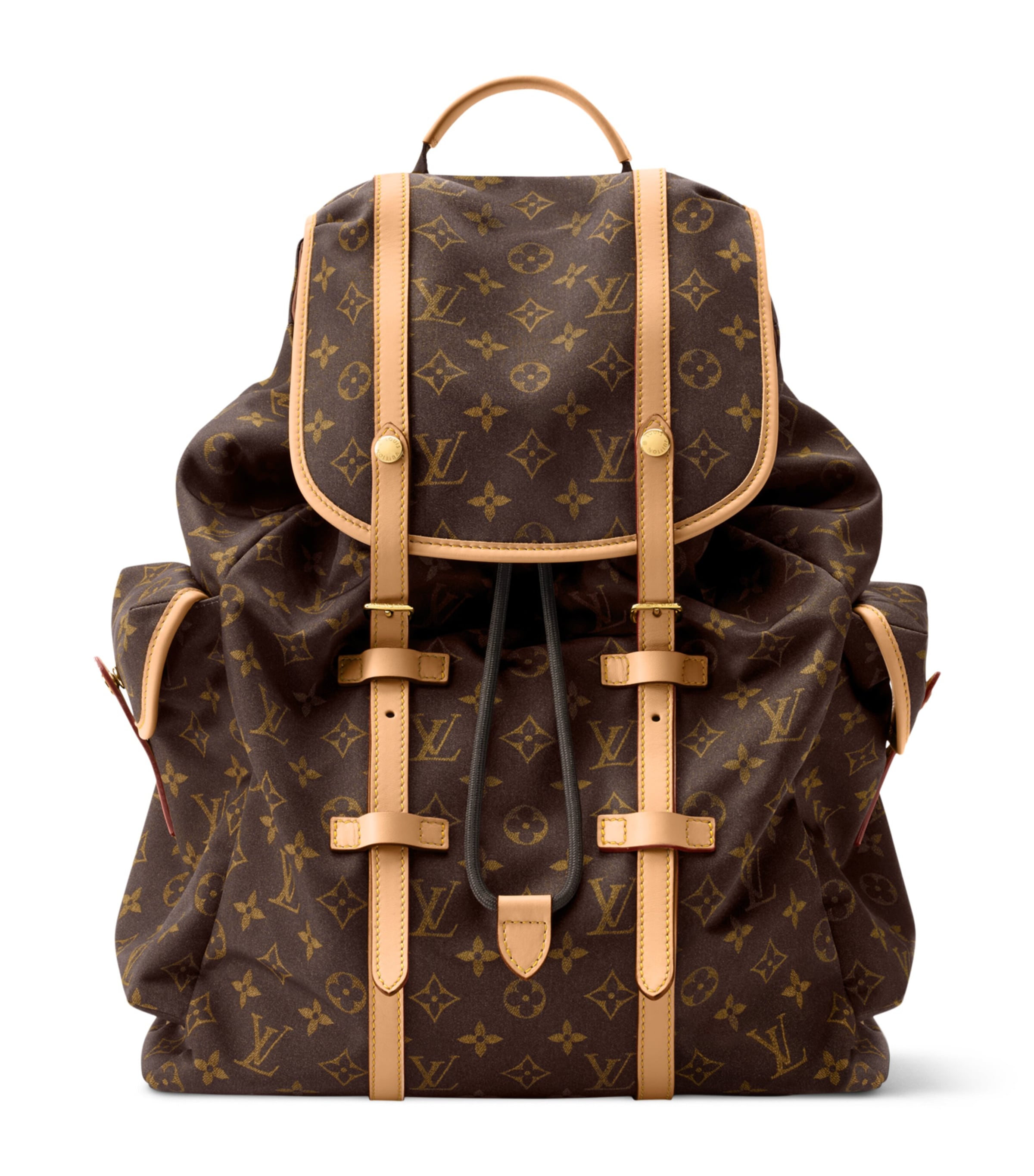 LOUIS VUITTON Silk-Blend Christopher East West Backpack