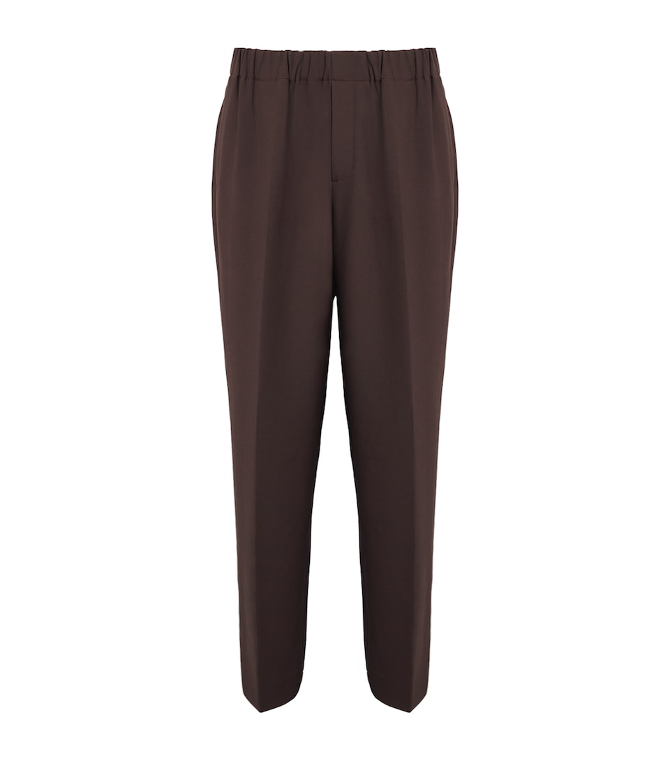 Jersey Wide-Leg Trousers