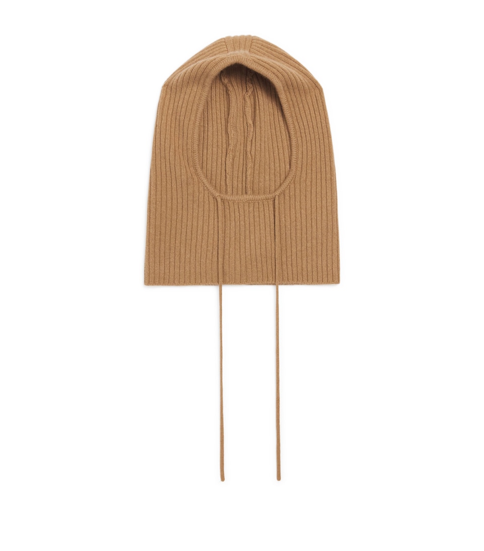Cashmere Ribbed Hood
