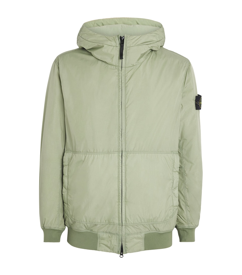 Wind-Resistant Crinkle Reps Bomber Jacket