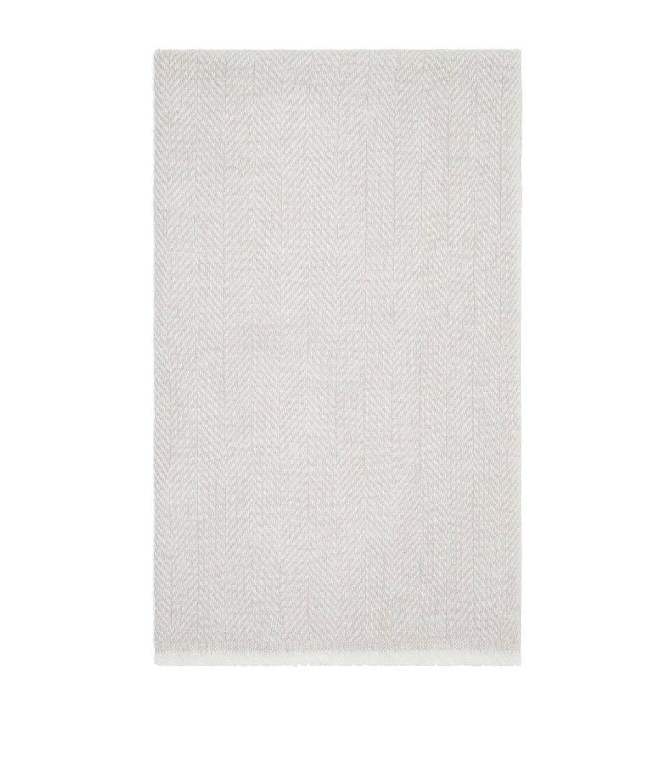 Cashmere Jacquard-Knit Scarf