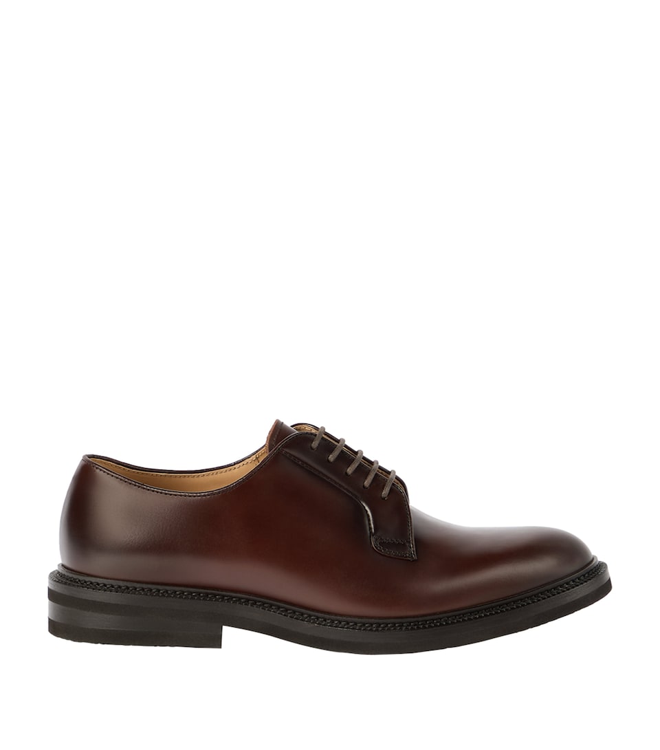 Brunello Cucinelli Leather Derby Shoes