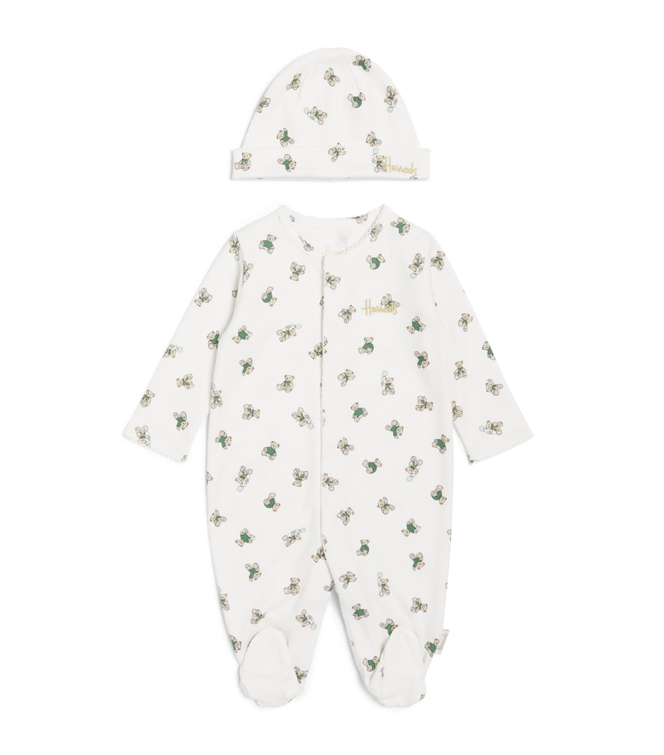 Cotton Bear All-In-One and Hat Set (0-18 Months)