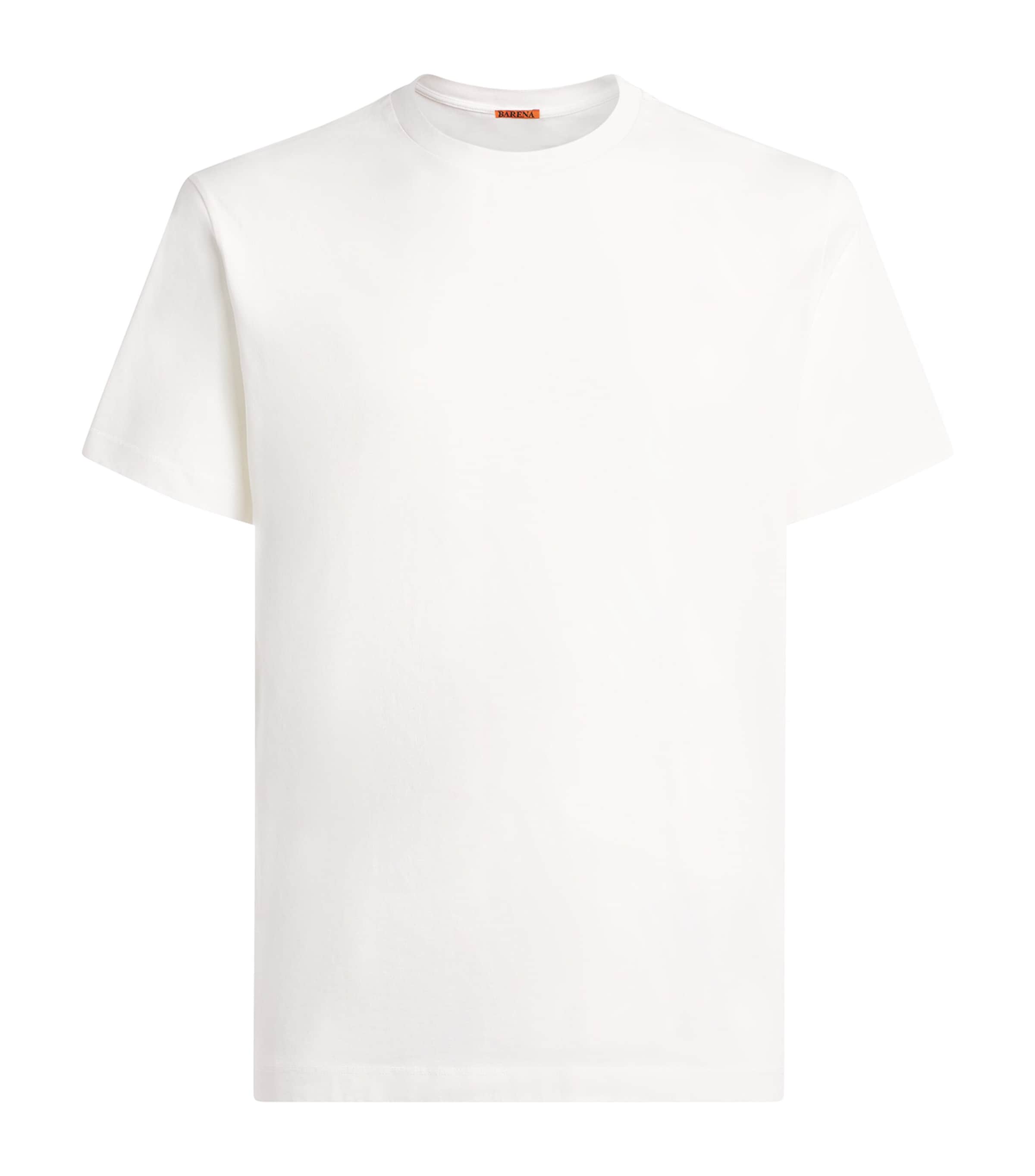 Barena Mens Cotton T-Shirt Bianco