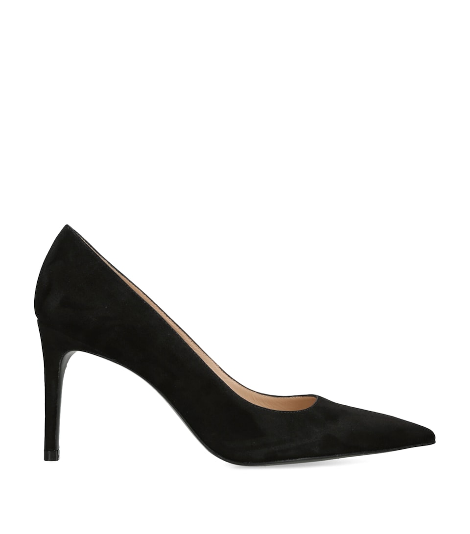 Suede Stuart Power Pumps 85