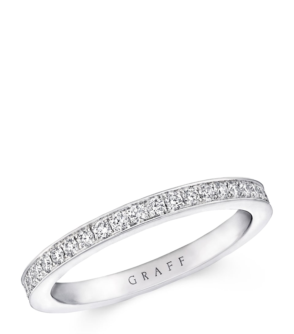 Graff Platinum and Diamond Eternity Ring Platinum