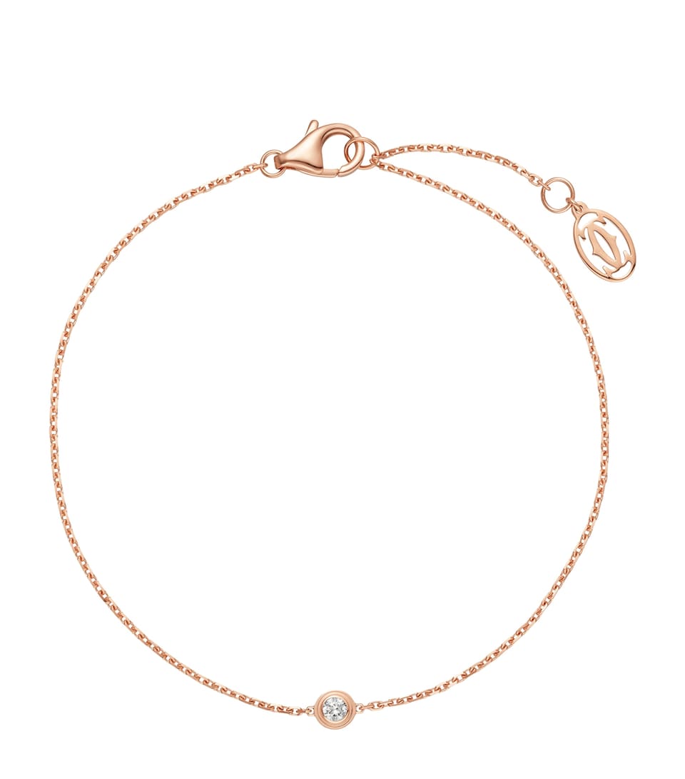 Cartier Rose Gold and Diamond Cartier d'Amour Bracelet Rose Gold