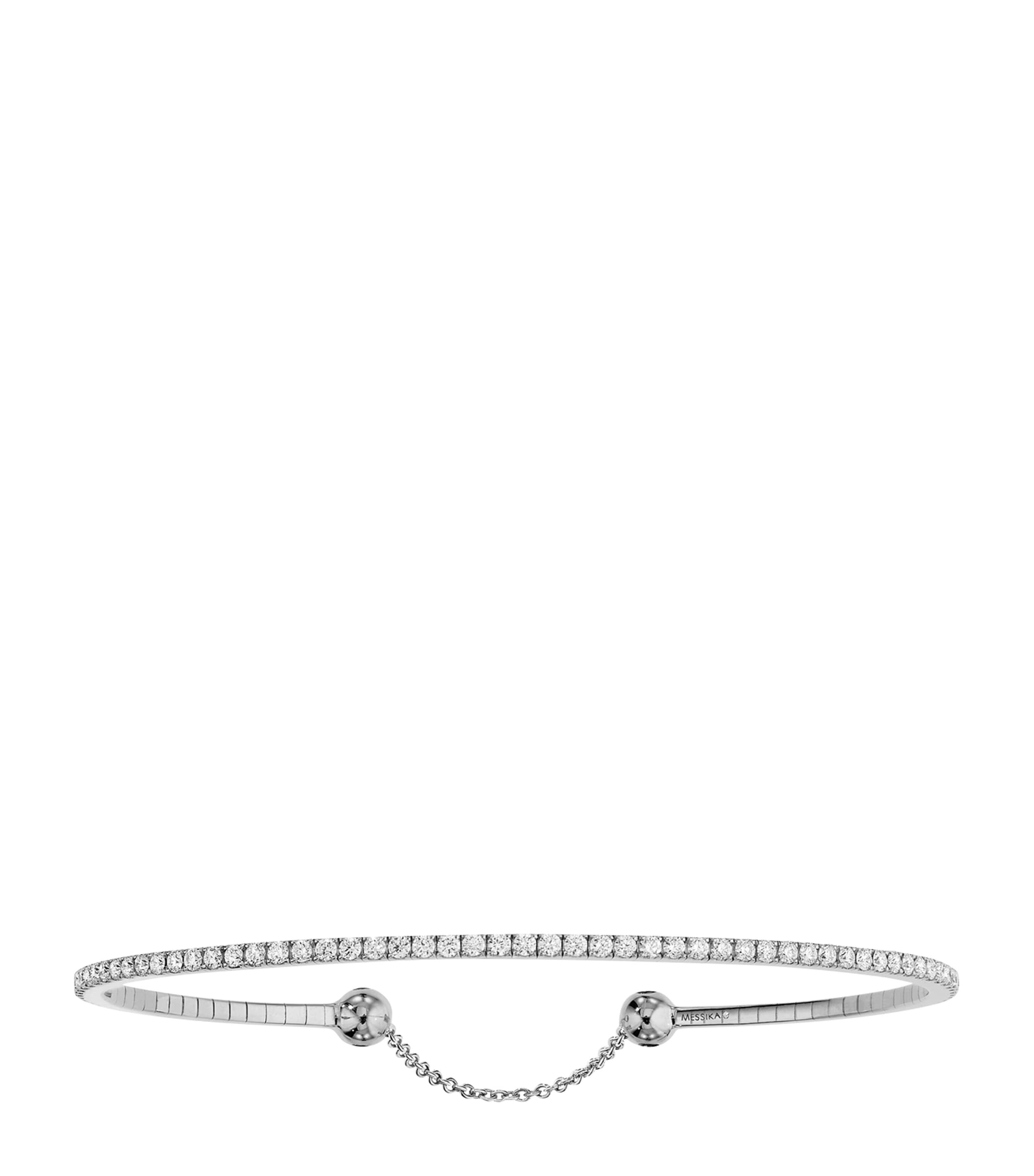 Messika Skinny Classique White Gold and Diamond Bracelet White Gold