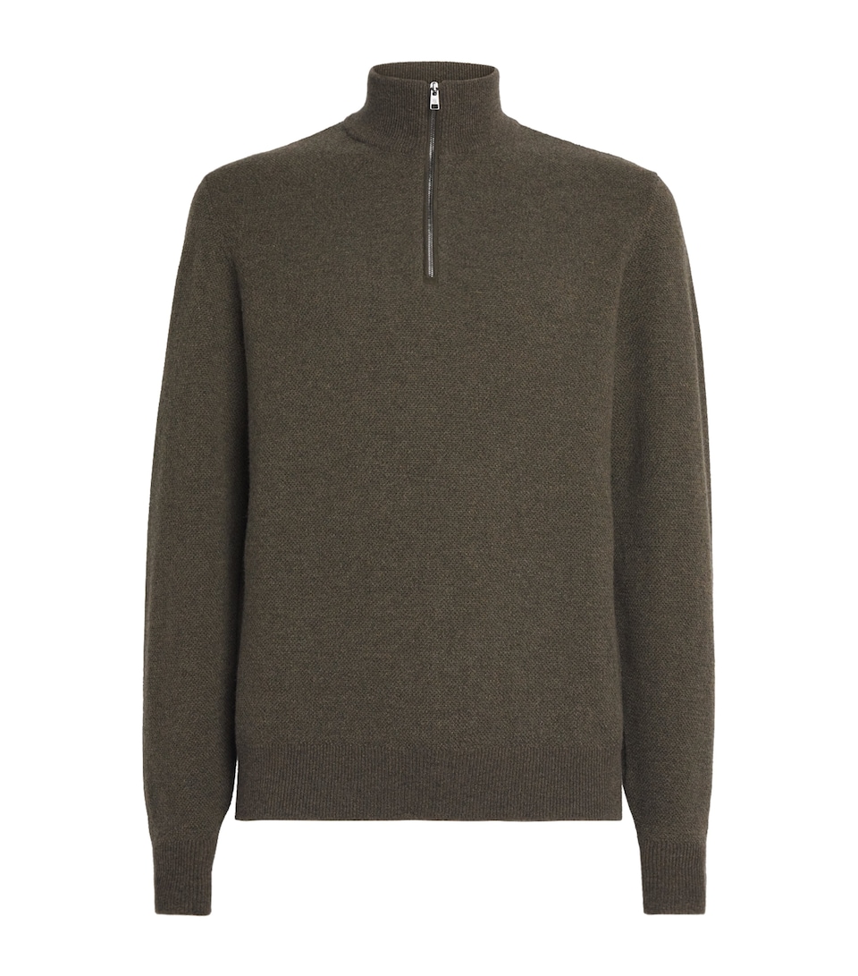 Cashmere Quarter-Zip Sweater