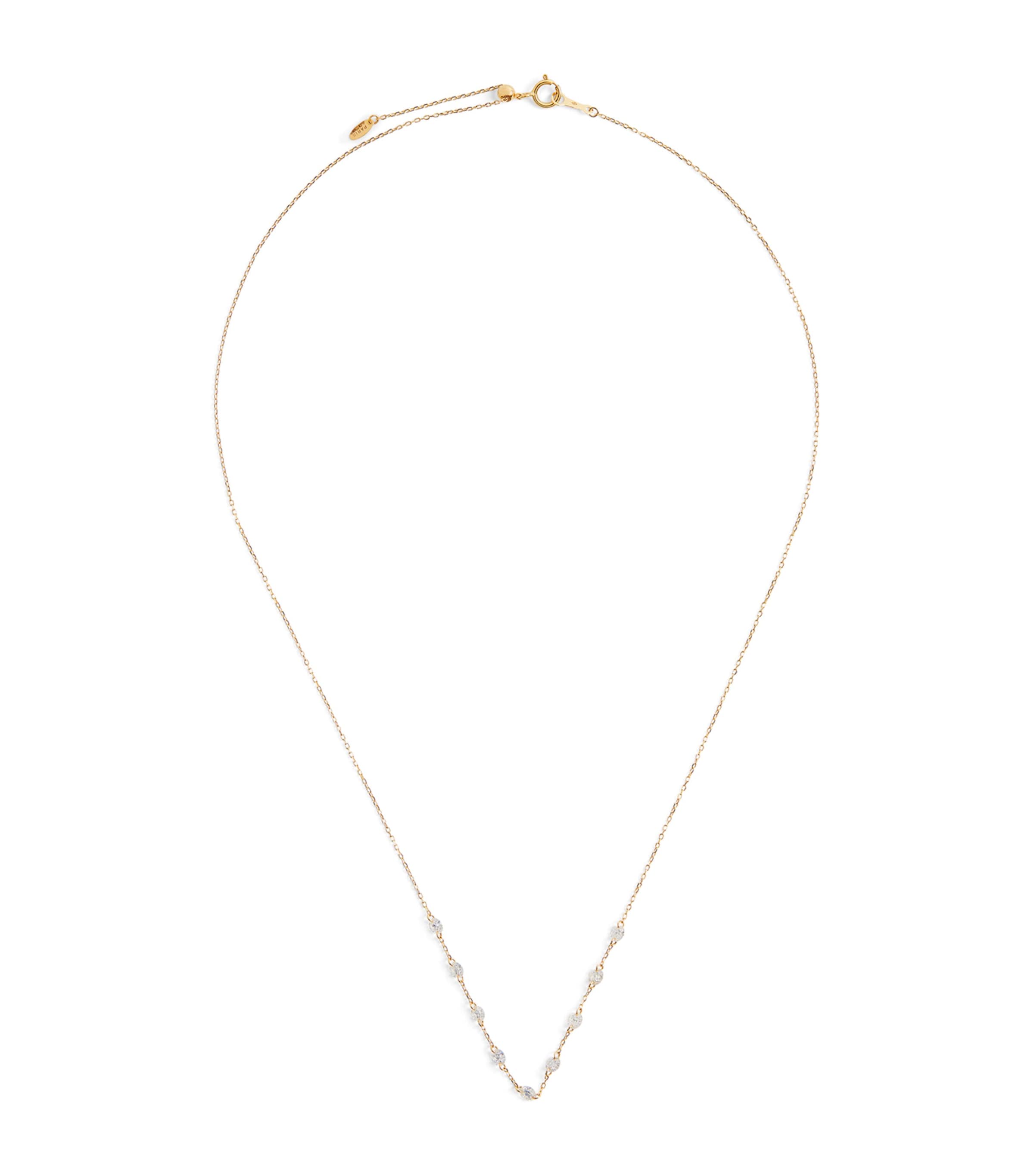 Persée Yellow Gold and Diamond 9-Stone Danaé Necklace Yellow Gold