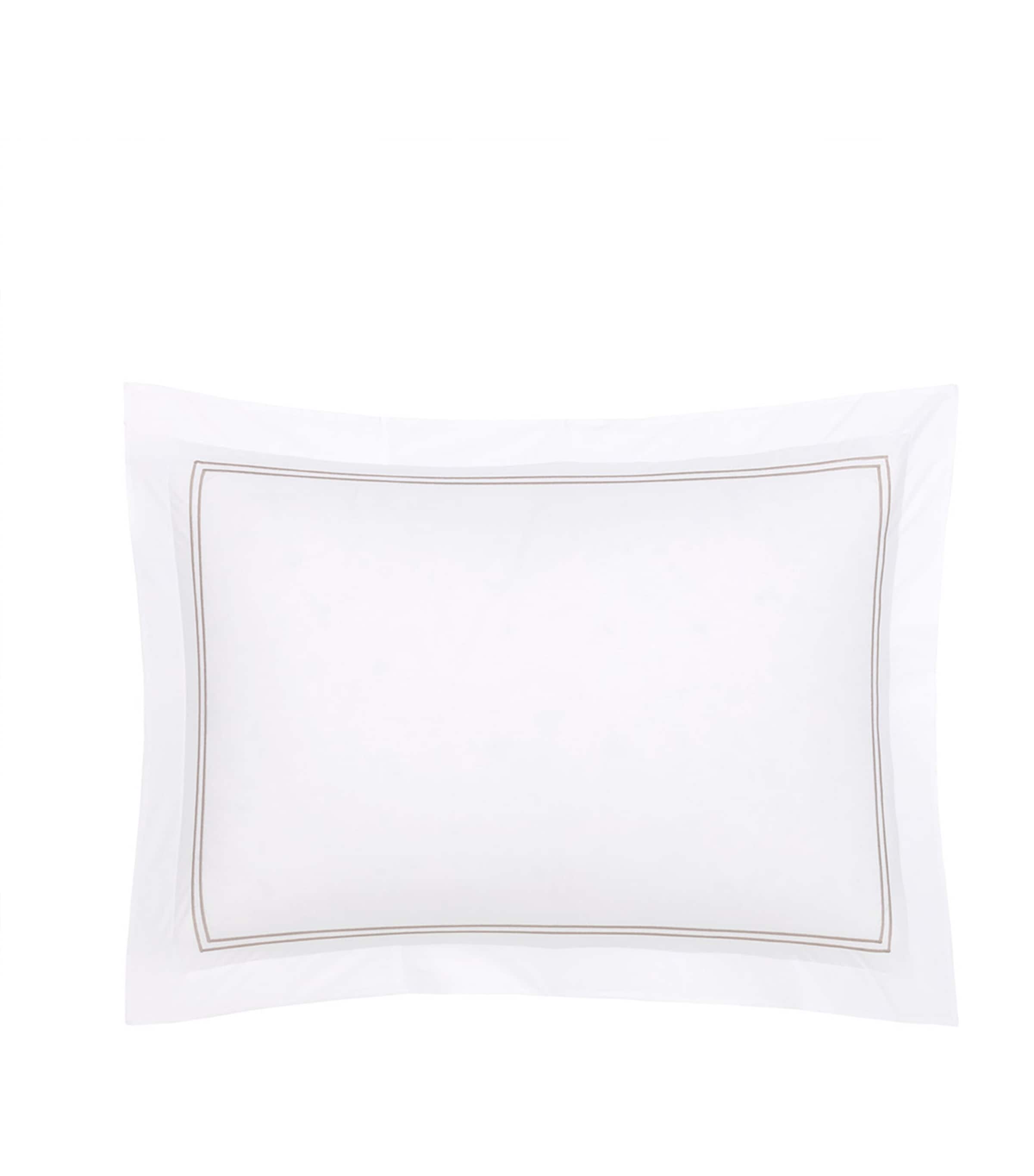 Yves Delorme Duo Standard Oxford Pillowcase (50cm x 75cm) Loutre