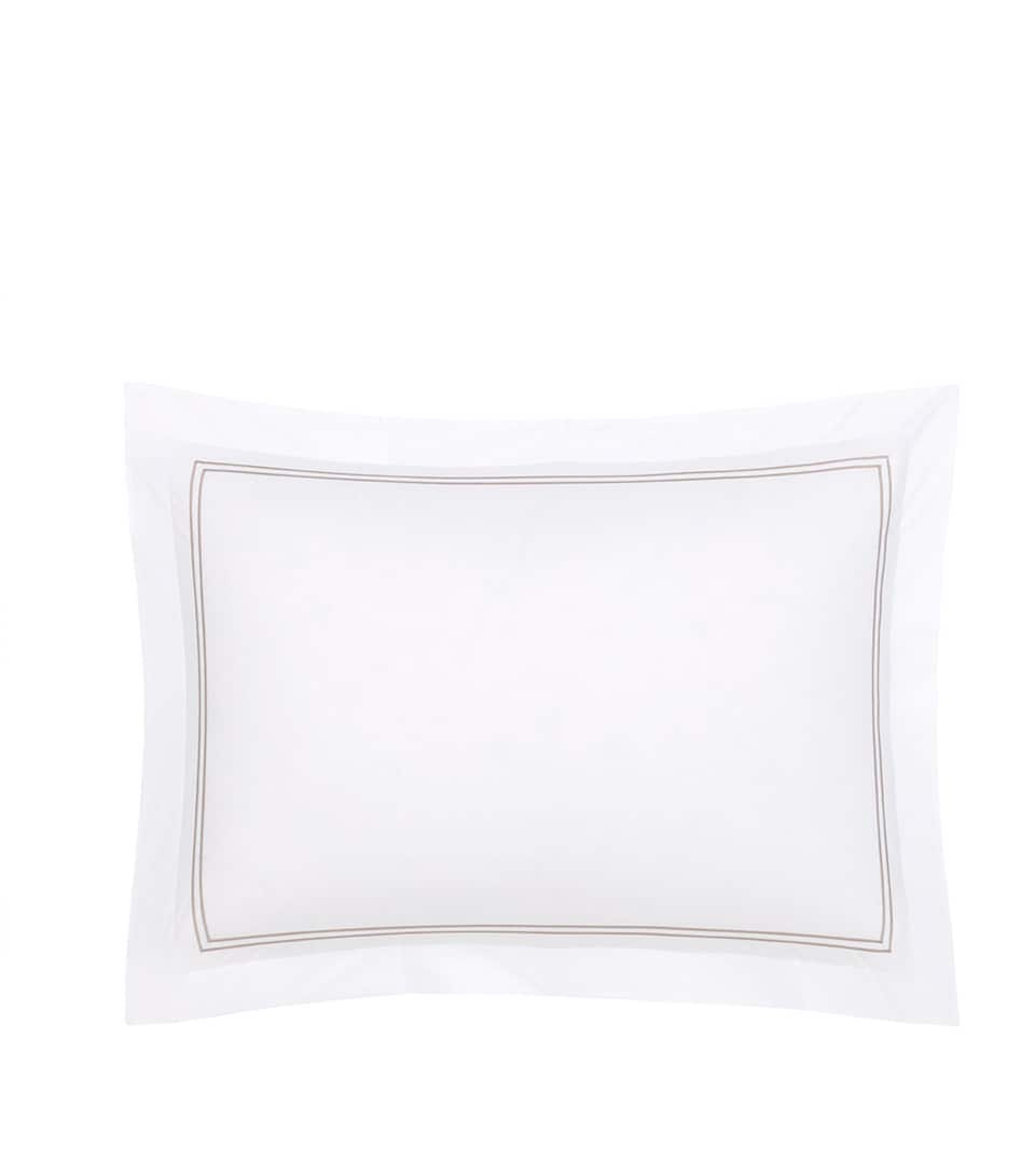 Yves Delorme Duo Standard Oxford Pillowcase (50cm x 75cm) Loutre