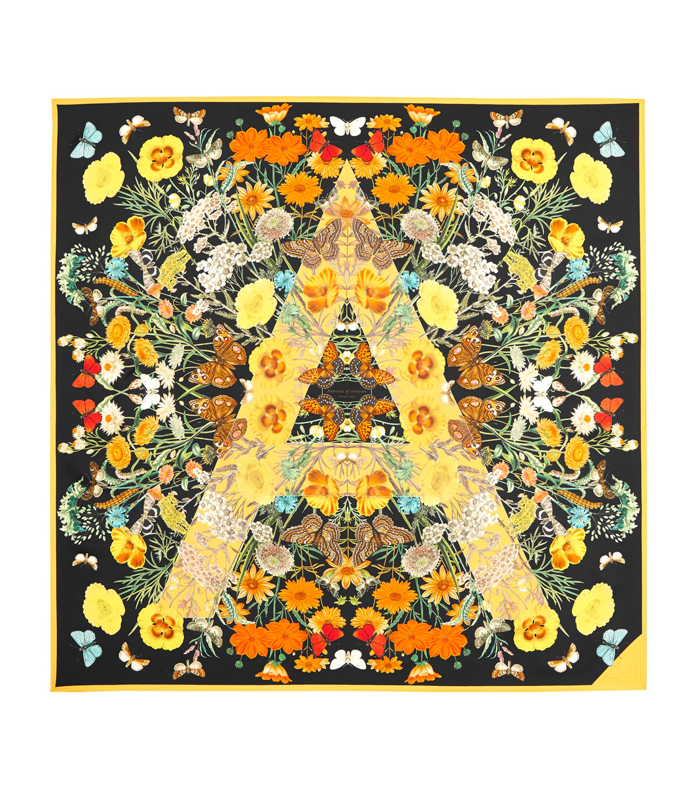 スカーフ Valentino Garavani Silk Foulard With Petit Charles Print Petit Charles silk scarf in black - Valentino | Mytheresa