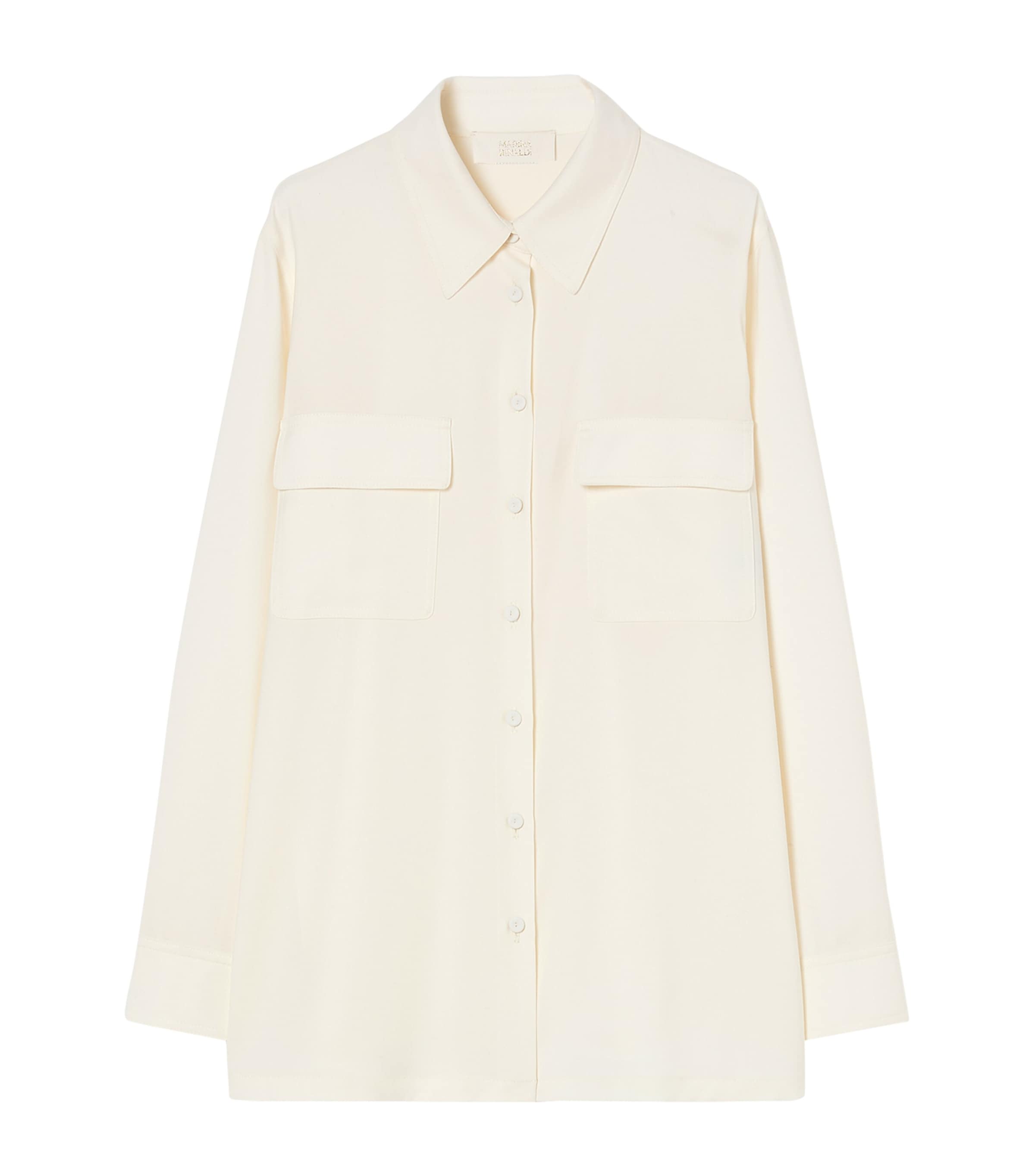 Marina Rinaldi Womens Como Long-Sleeve Shirt Ivory