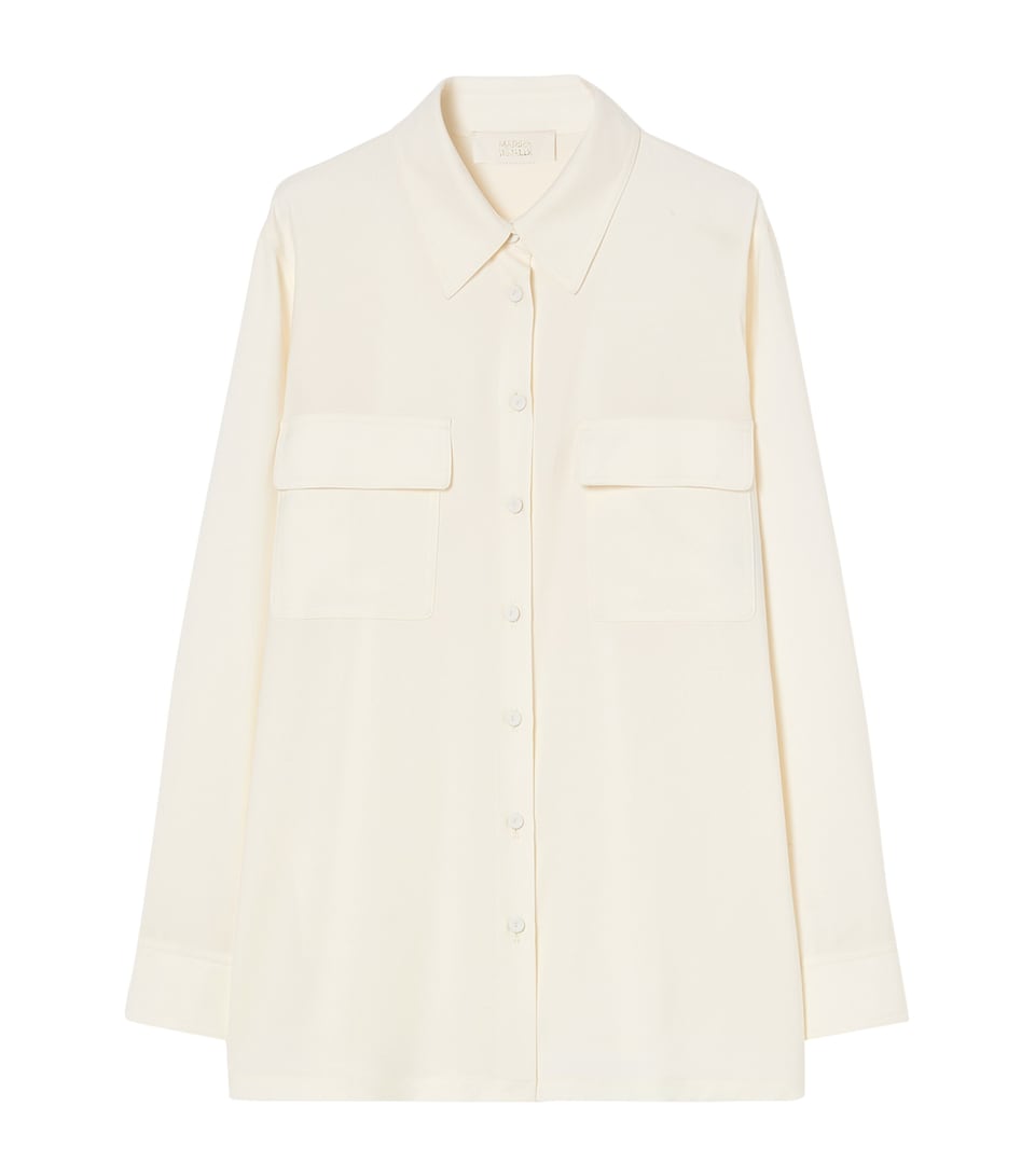 Marina Rinaldi Womens Como Long-Sleeve Shirt Ivory