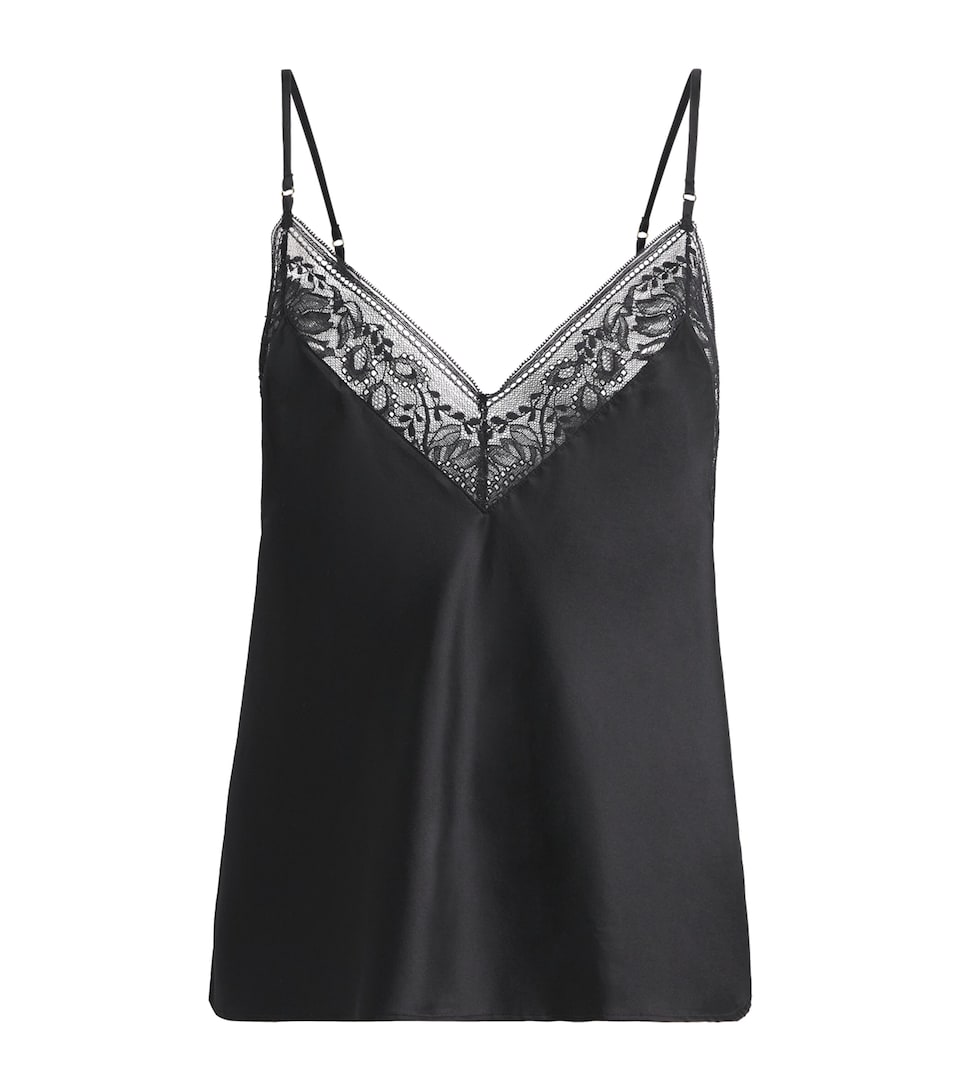Aubade Womens Silk-Blend Midnight Whisper Camisole Noir