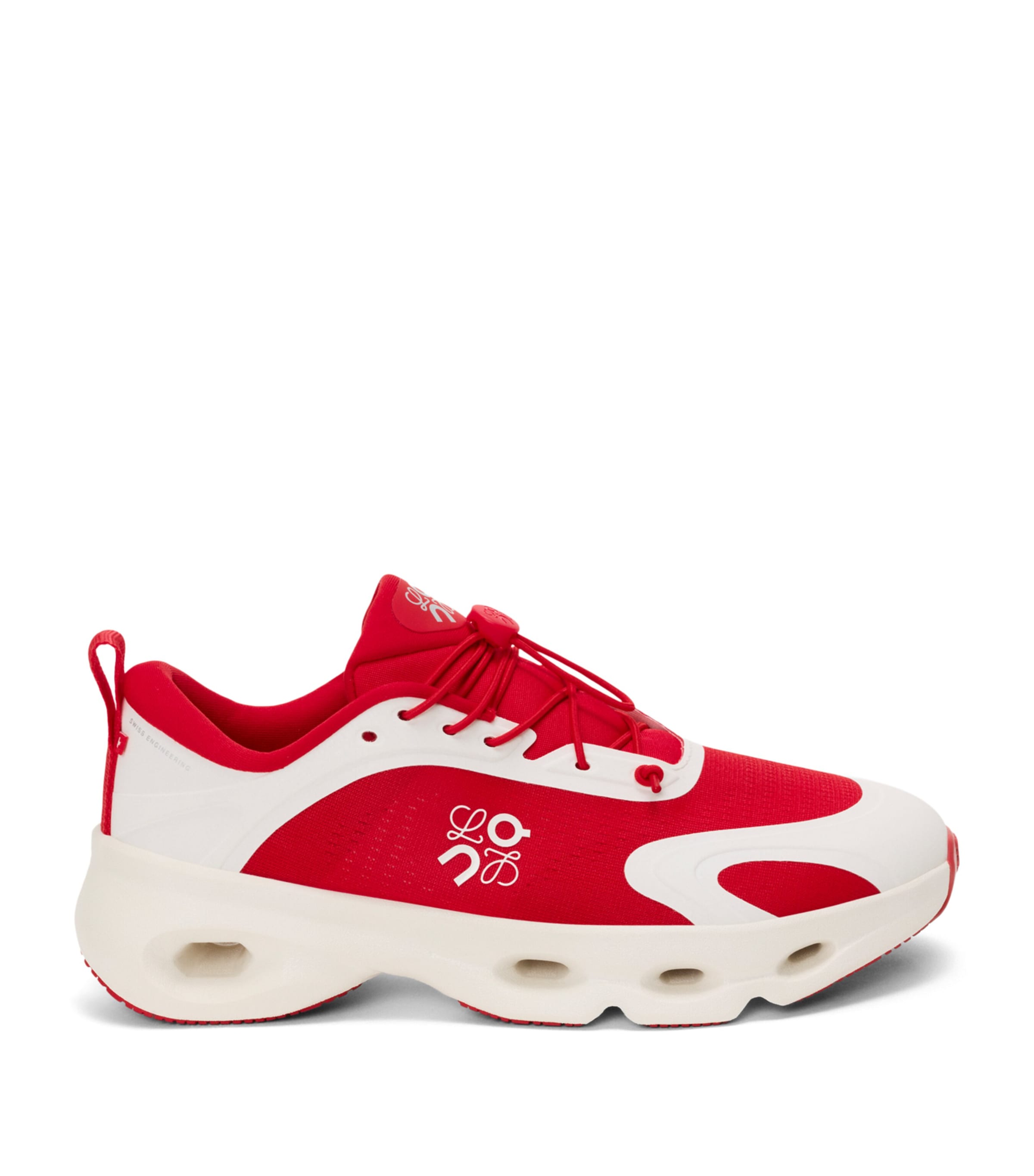 LOEWE x On Cloudsolo Trainers Red/eggshell