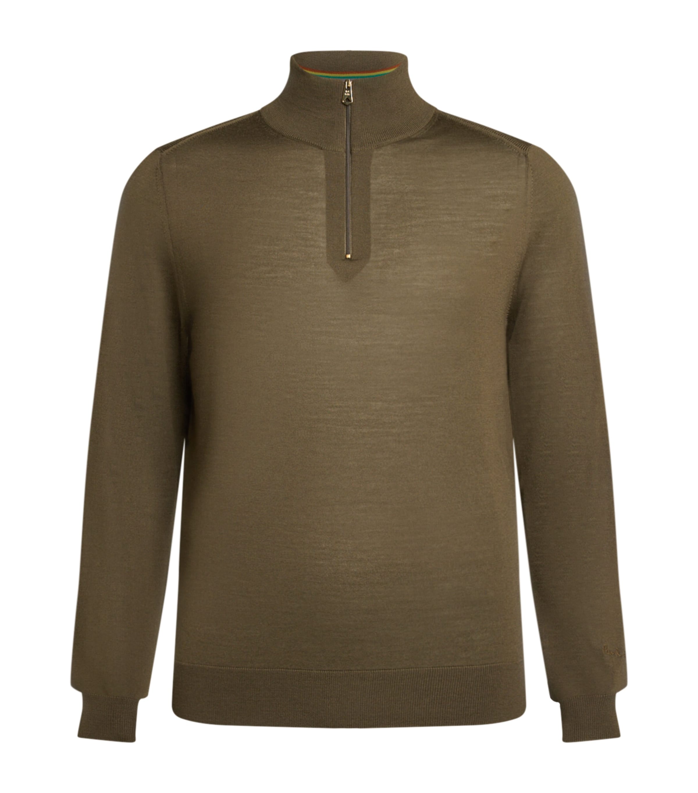 Merino Wool Quarter-Zip Sweater