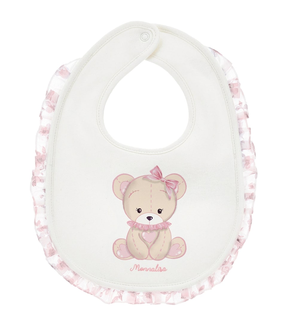 Cotton Teddy Bear Bib