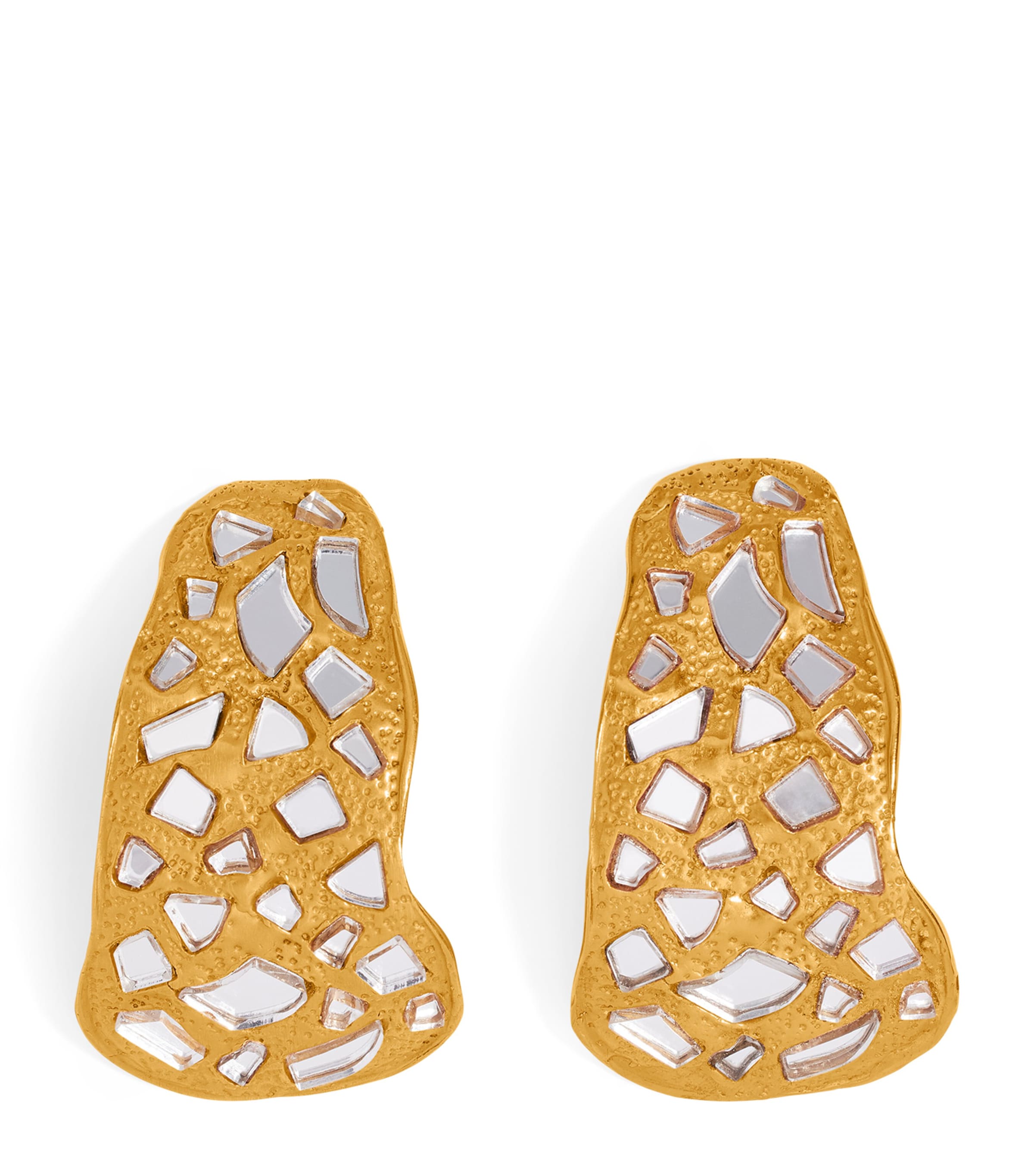 Mirror Pendant Earrings