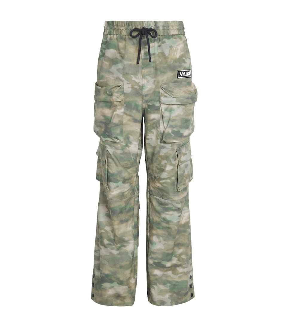 Cotton Camo Cargo Trousers