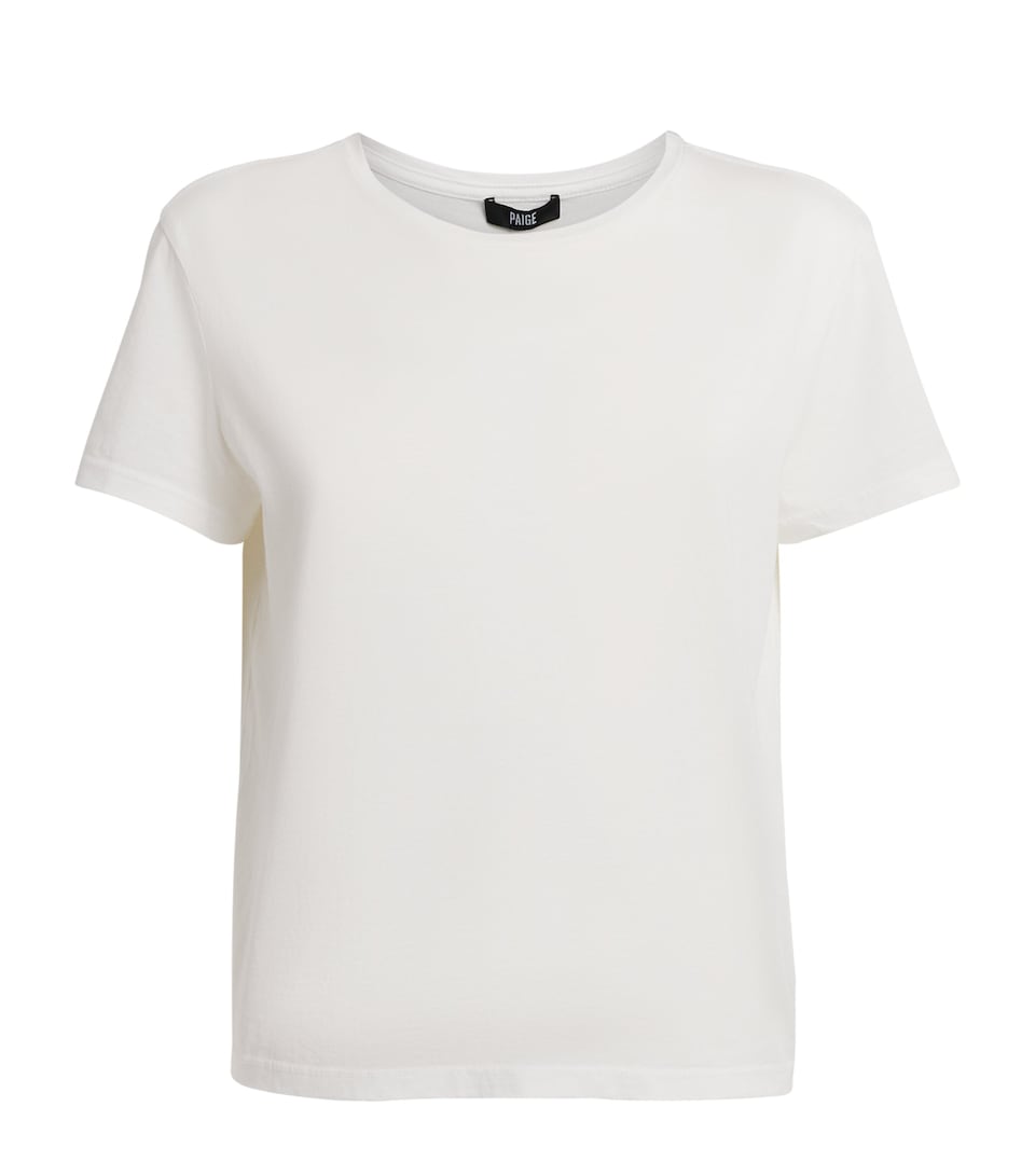 PAIGE Womens Cotton Haven T-Shirt White