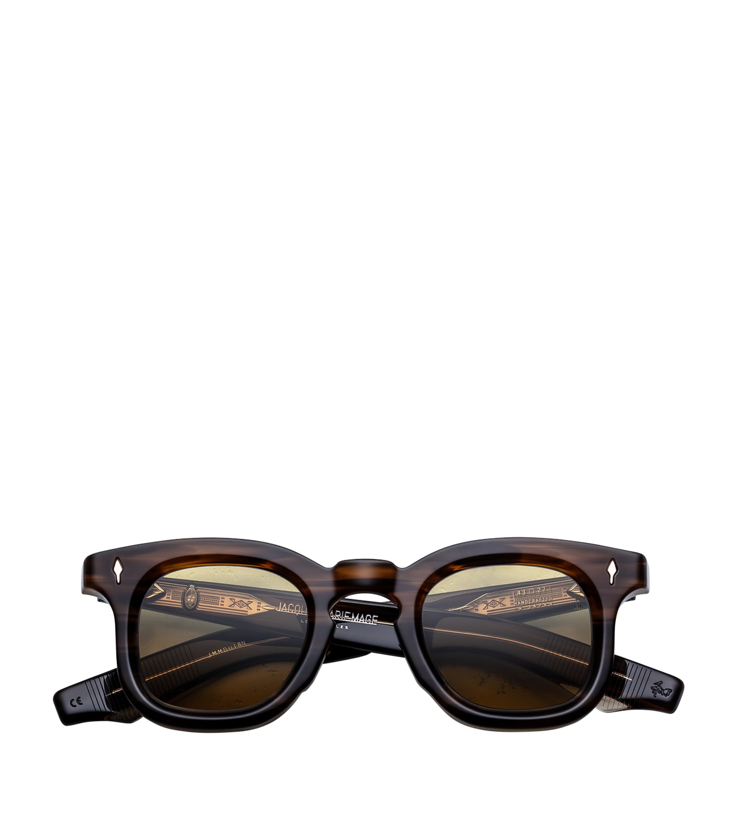 Jacques Marie Mage Acetate Devaux Sunglasses Sepia