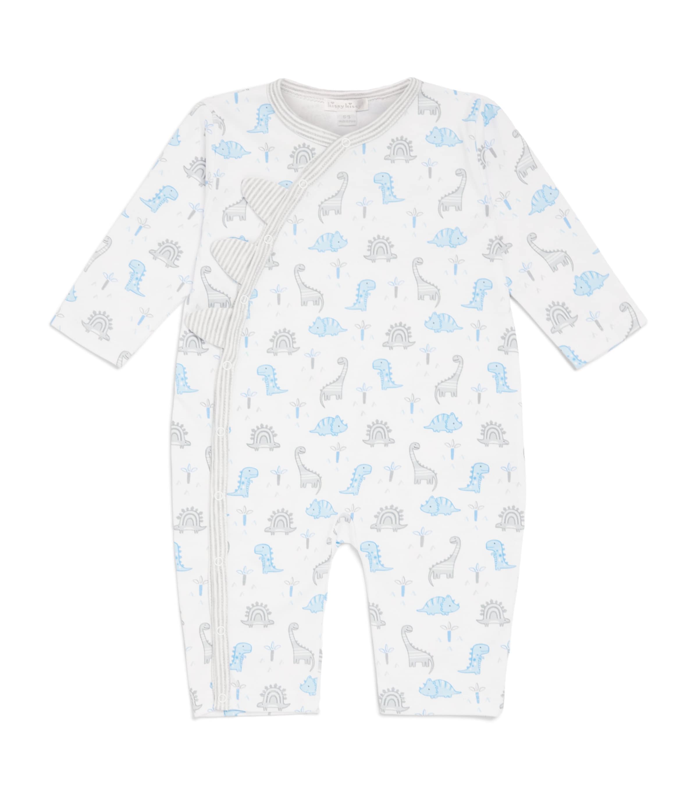 Kissy Kissy Pima Cotton Dinosaur Print Playsuit (0-24 Months) Multi