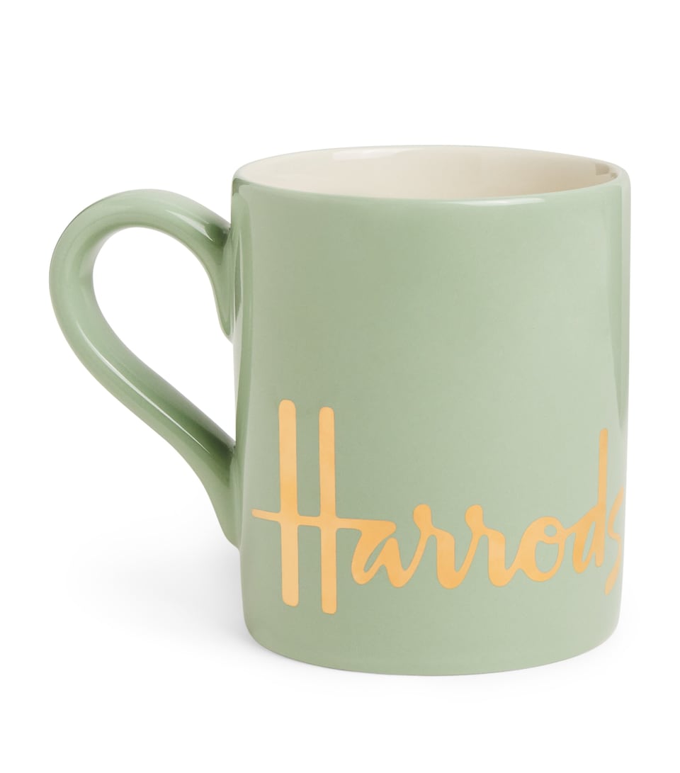 Harrods Logo Mug Soft Green