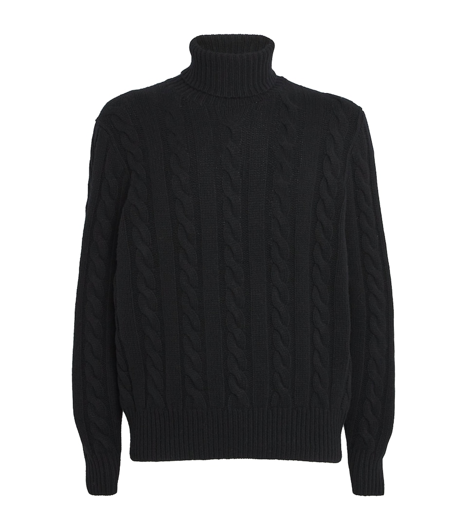 Wool-Cashmere Rollneck Sweater