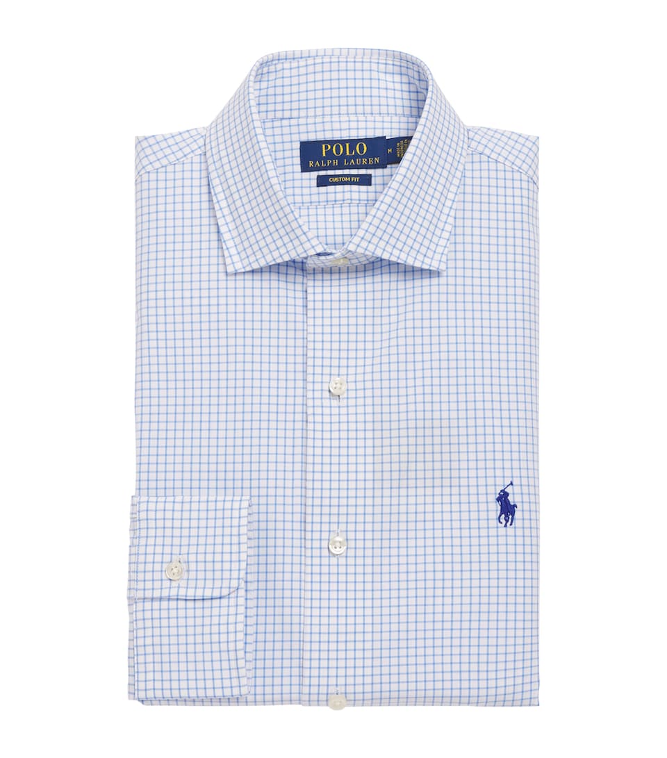 Cotton Poplin Check Shirt