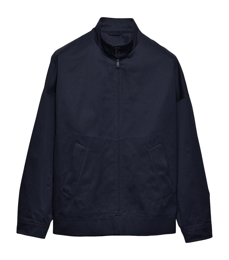 Cotton Stand-Collar Jacket