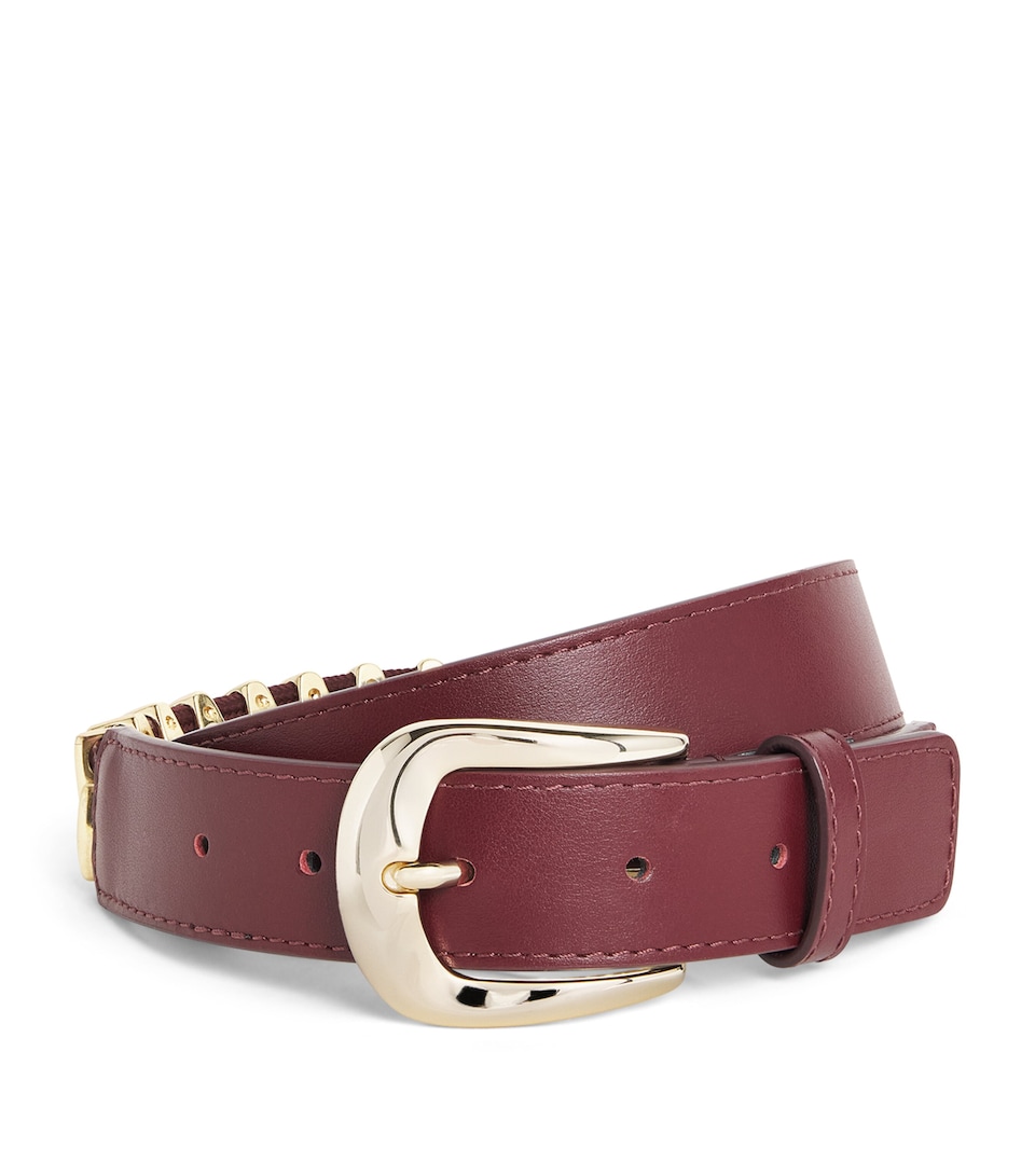 Leather Studded Belt