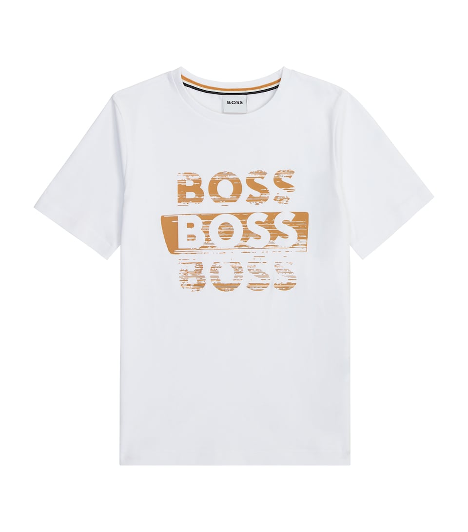 Cotton Triple Logo T-Shirt (4-16 Years)