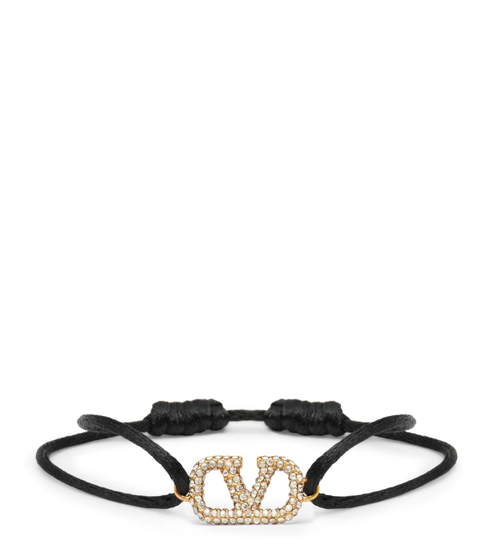 Valentino Garavani Crystal VLogo Signature Bracelet