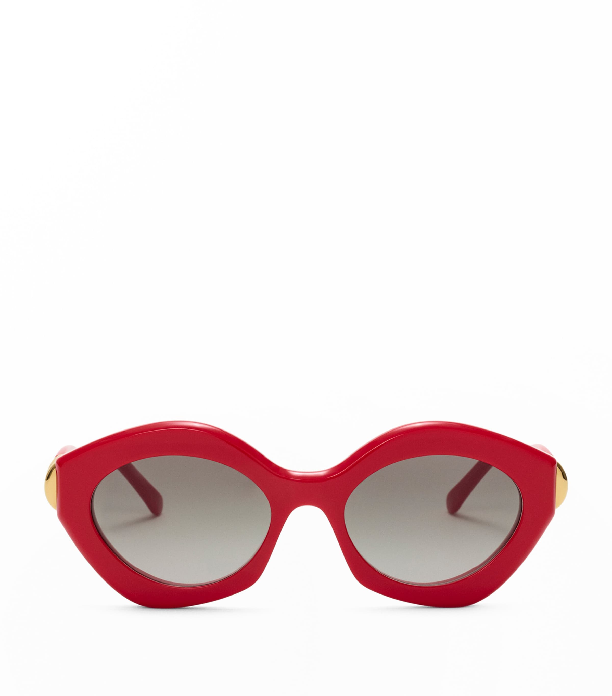 LOEWE Acetate Coil Cat Eye Sunglasses Ruby
