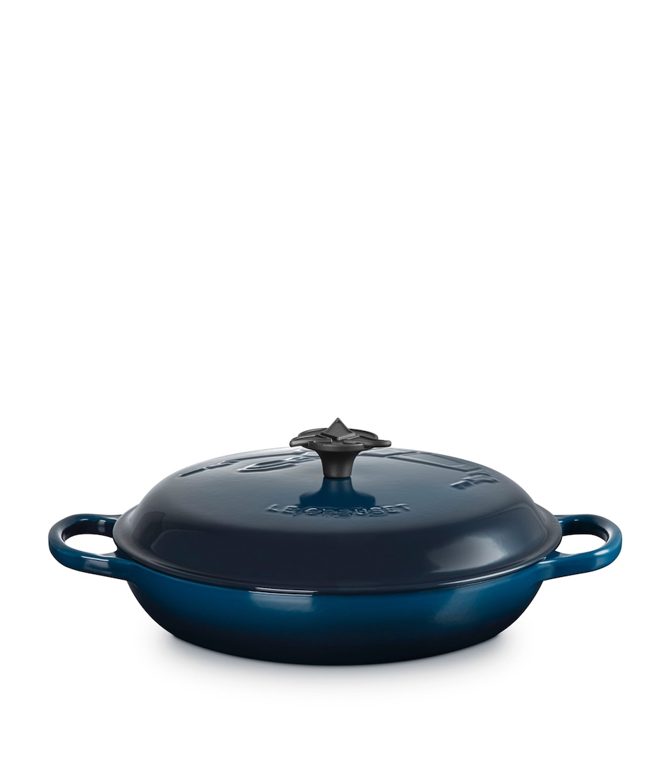 Le Creuset x Star Trek Signature Round Klingon Braiser Blue