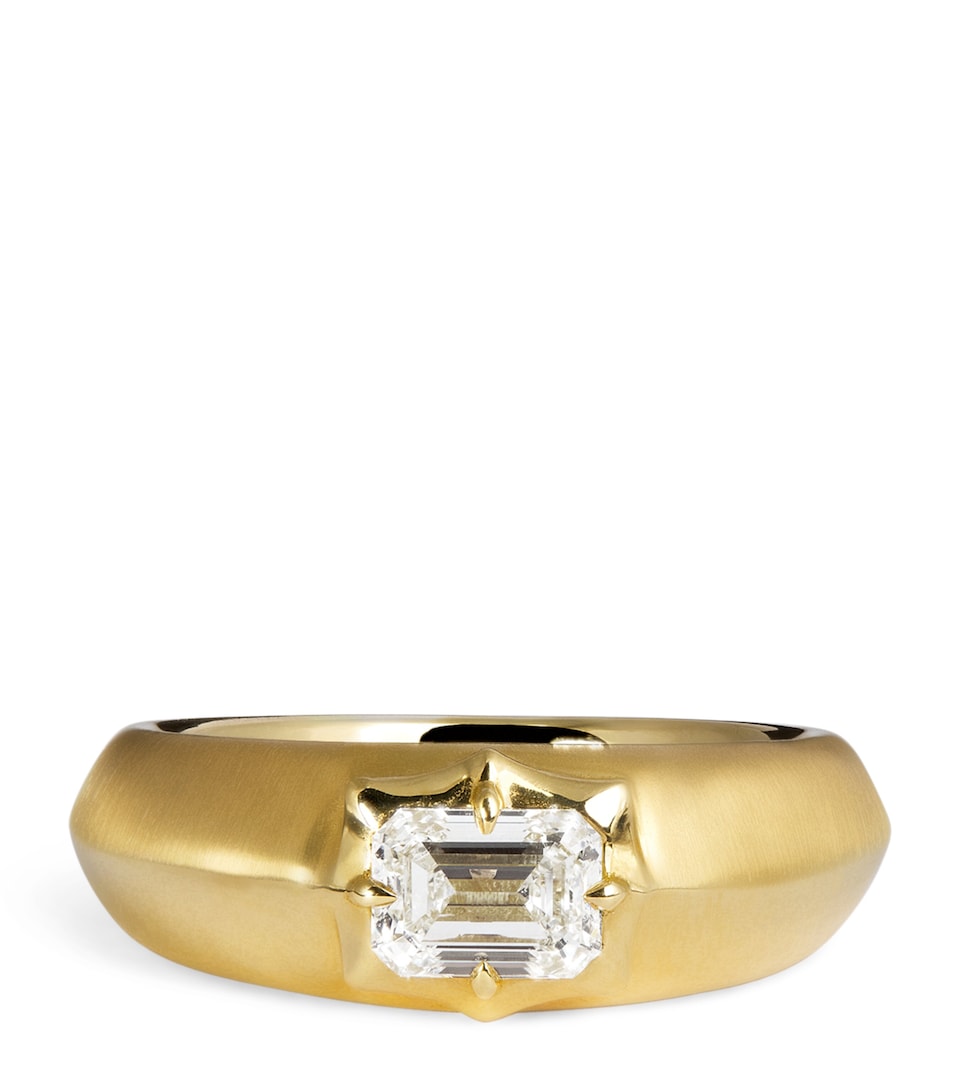 Yellow Gold and Diamond Frankie Vanguard Ring