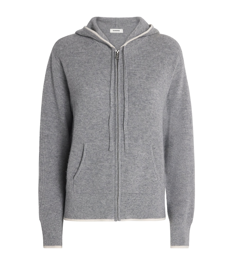 Wool Zip-Up Sweater