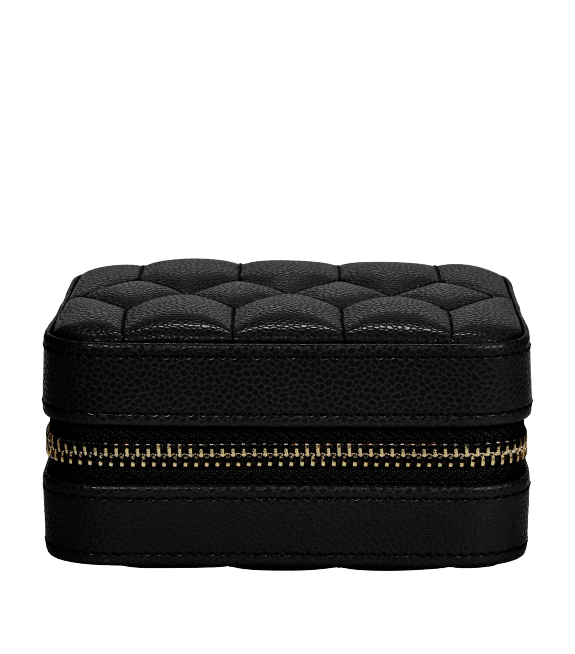 WOLF Lauren Jewellery Travel Case Black