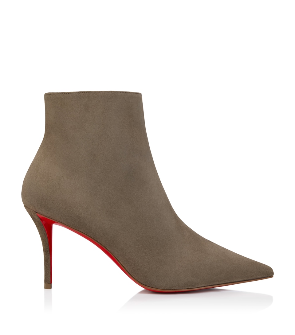 Christian Louboutin Womens Miss Z Booty 80 Suede Boots