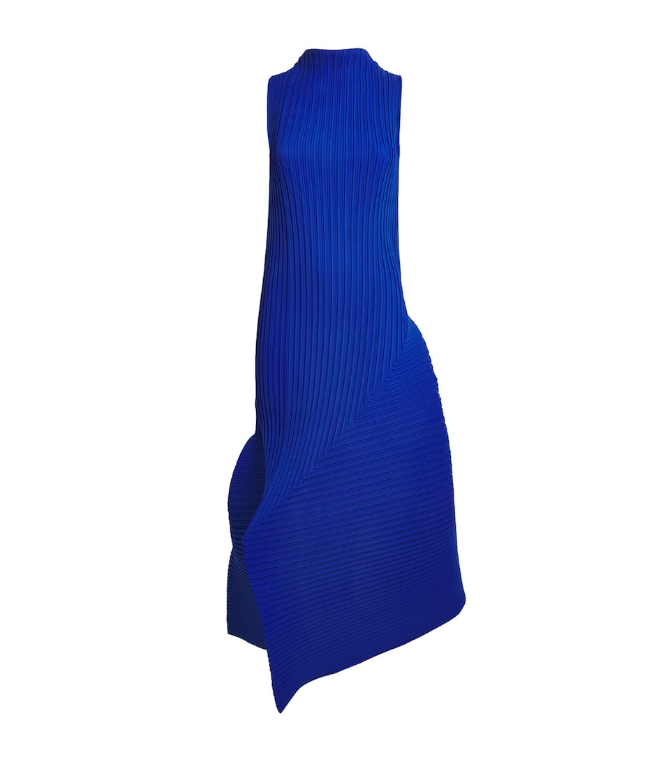 Fold Pleats Maxi Dress