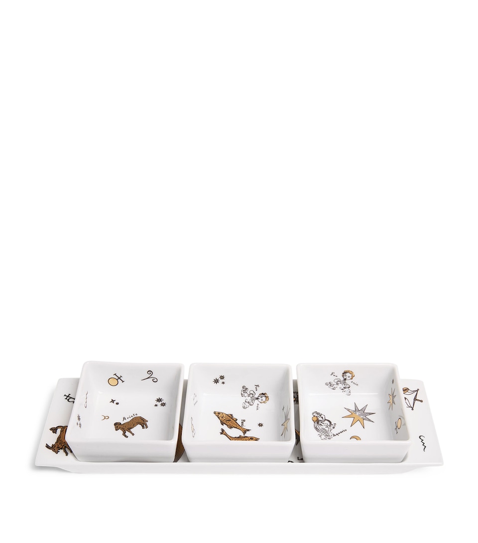 Porcelain Astronomici Appetizer Set
