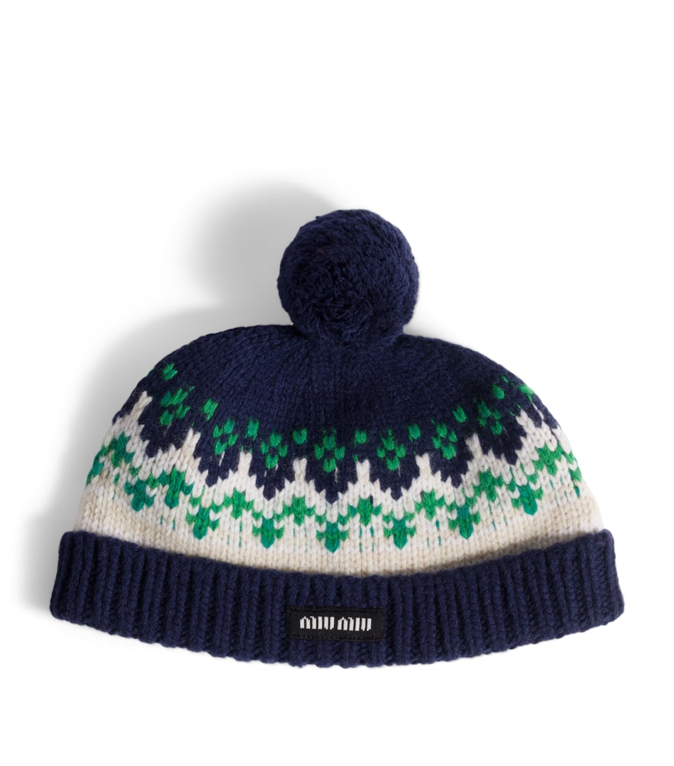 Wool Jacquard Hat