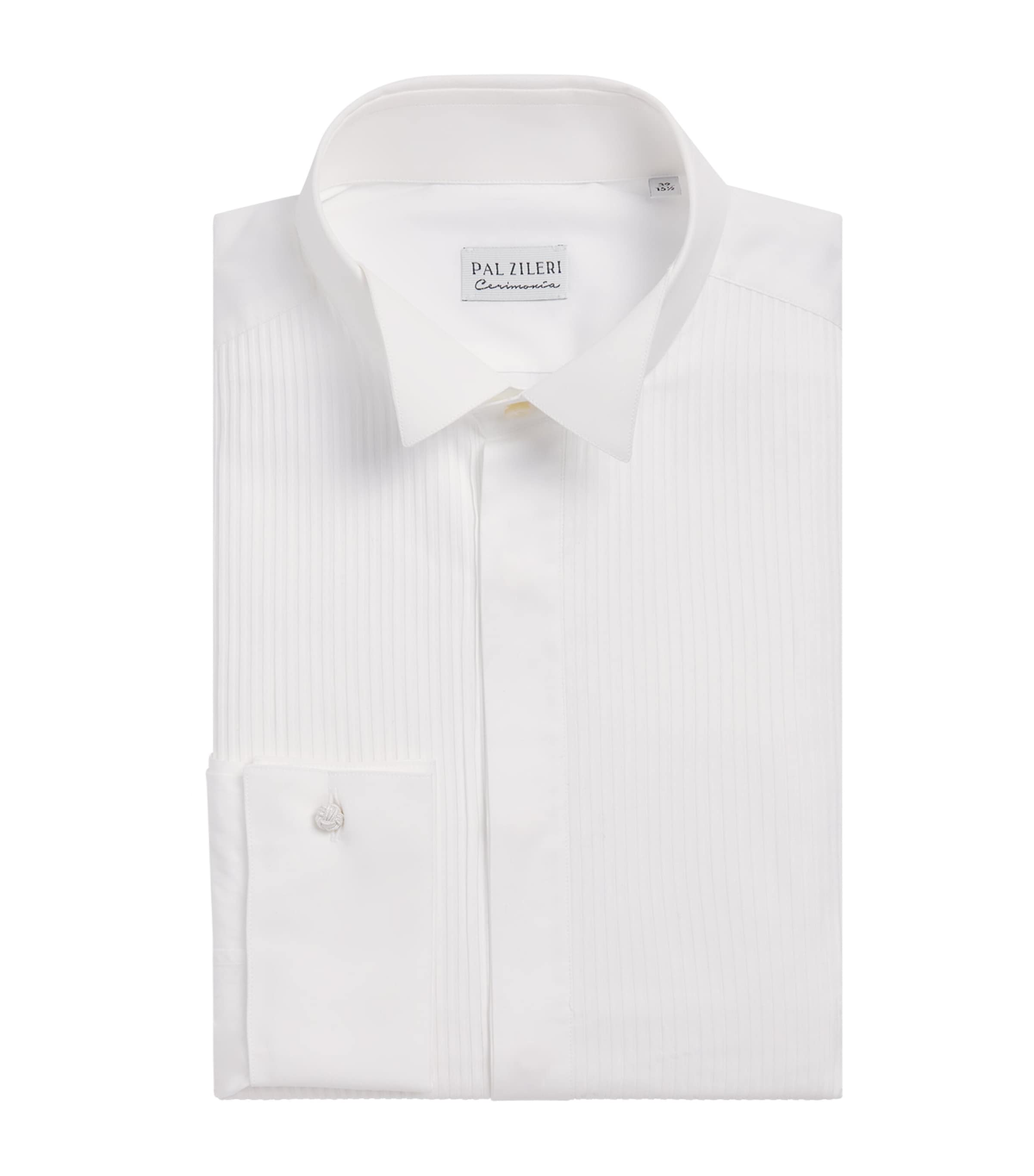 Pal Zileri Mens Cotton Wingtip Collar Shirt White
